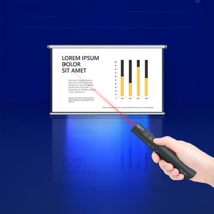 Deli 2.4G Flip Pen Business Presentation Remote Control Pen