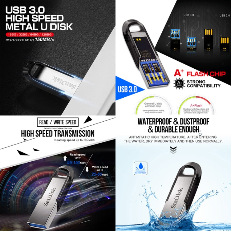 SanDisk CZ73 USB 3.0 High Speed Metal U Disk