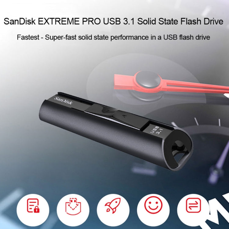 SanDisk CZ880 High Speed Metal USB 3.1 Business Encrypted Solid State Flash Drive U Disk