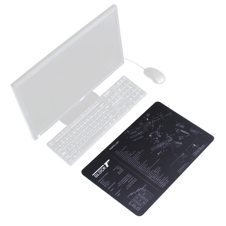 2 PCS Heat Transfer Non-Slip Single-Sided Office Gaming Mouse Pad, Series 2