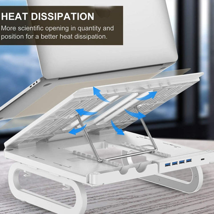 A23 Foldable Notebook Stand With 10-Speed Adjustment Computer Cooling Lifting Stand