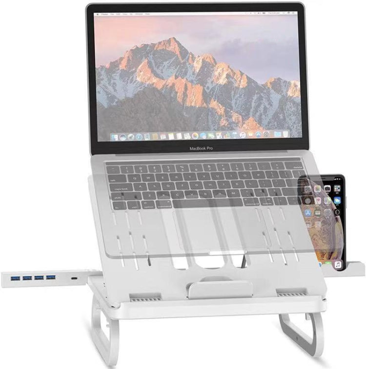 A23 Foldable Notebook Stand With 10-Speed Adjustment Computer Cooling Lifting Stand