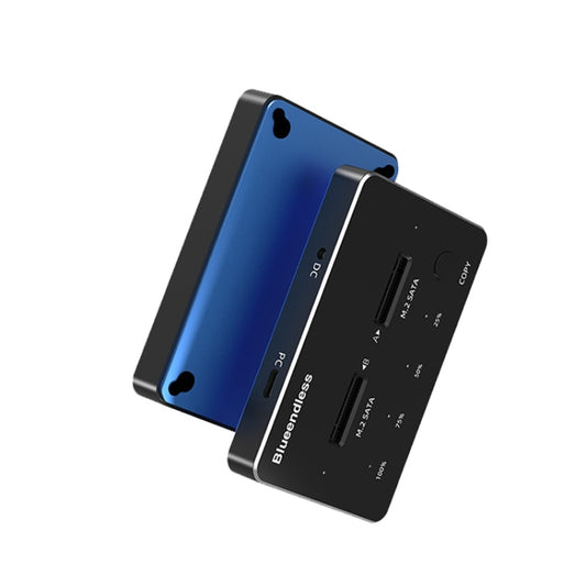 M.2 Double Disk Mobile Hard Disk Base SATA / NVME Solid State Hard Disk Box