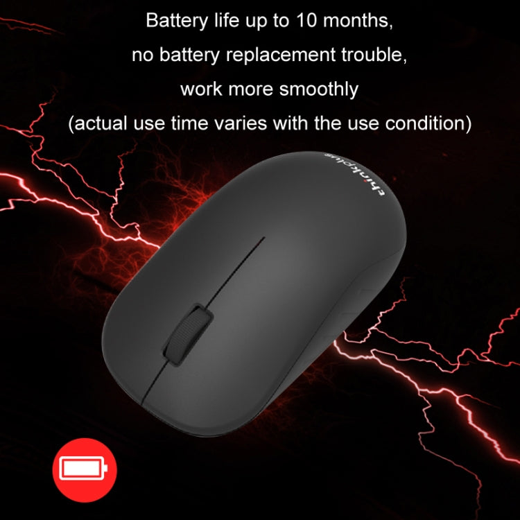 Lenovo Thinkplus WL80 Business Portable Ergonomic Wireless Mouse