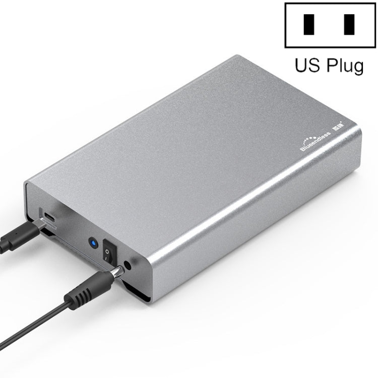 Blueendless U35Q 3.5 Inch Full Metal Mobile Hard Disk Box Type-C/Usb3.0 SATA Serial Desktop PC External Hard Disk Box