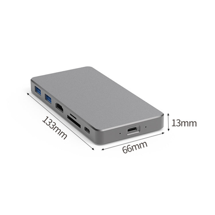 Blueendless Mobile Hard Disk Box Dock Type-C To HDMI USB3.1 Solid State Drive, Style: