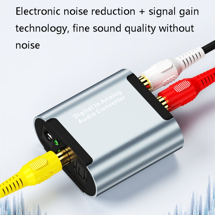 HW-25DA R/L Digital To Analog Audio Converter With 3.5mm Jack SPDIF Audio Decoder with