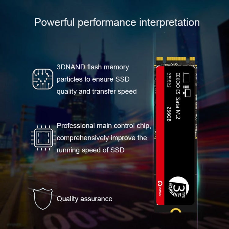 Eeekoo E5 M.2 SATA Solid State Drives for Desktops / Laptops