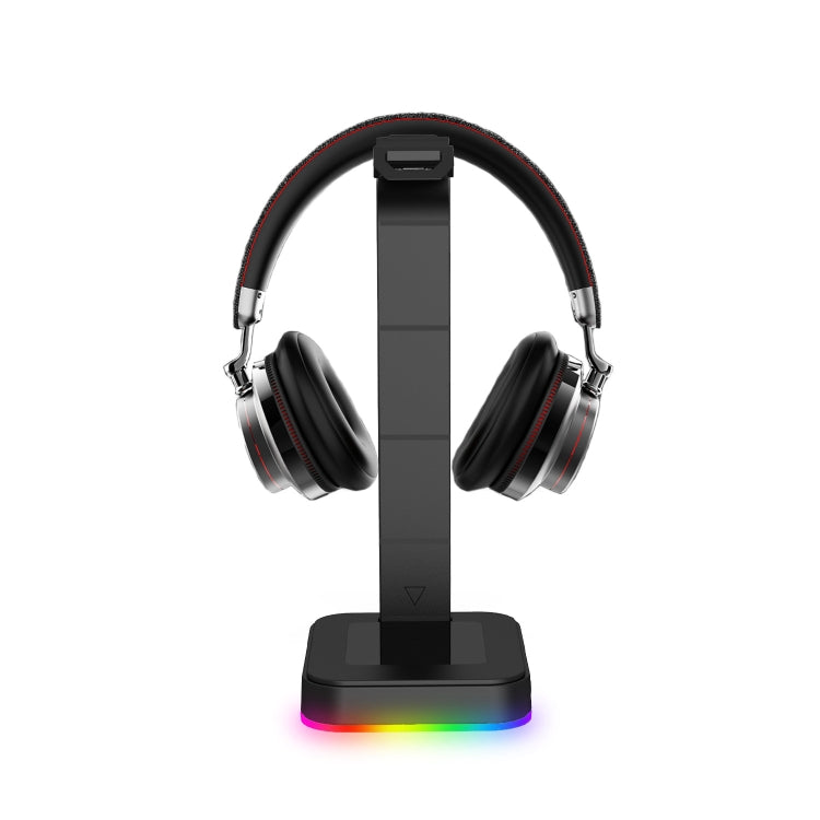 RGBD9 RGB Headset Stand Color-Changing Gaming Headset Stand Gaming Headset Display Stand with Dual USB Ports