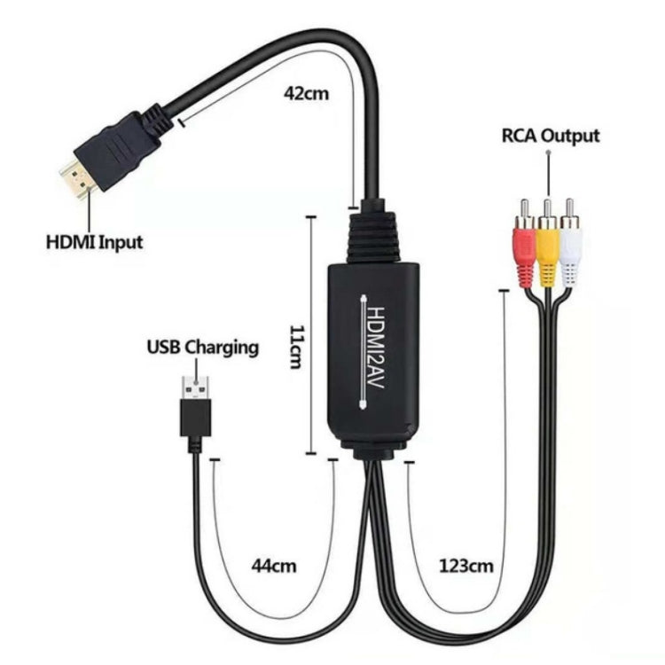 RL-HTAL1 HDMI to AV Converter Specification：