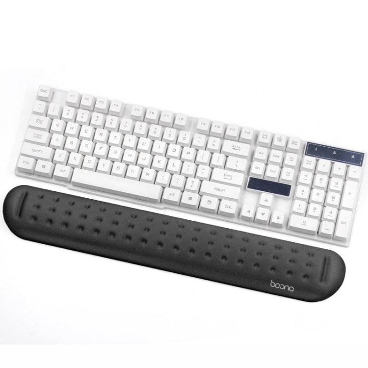 Baona Silicone Memory Cotton Wrist Pad Massage Hole Keyboard Mouse Pad, Style: