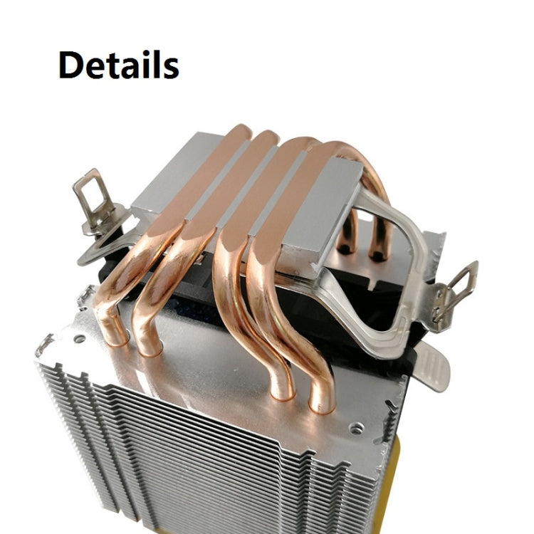 COOL STORM CT-4U-9cm Heat Pipe Dual-Tower CPU Radiator Copper Pipe 9 Cm Fan For Intel/AMD Platform Specification：