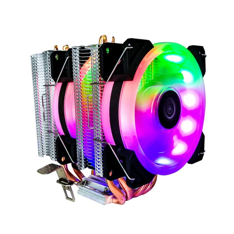 COOL STORM CT-4U-9cm Heat Pipe Dual-Tower CPU Radiator Copper Pipe 9 Cm Fan For Intel/AMD Platform Specification：