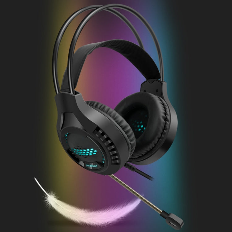 Smailwolf AK3 Headset Game Headphones Wired Luminous Desktop Computer Headset, Style: