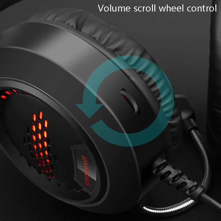 Smailwolf AK3 Headset Game Headphones Wired Luminous Desktop Computer Headset, Style: