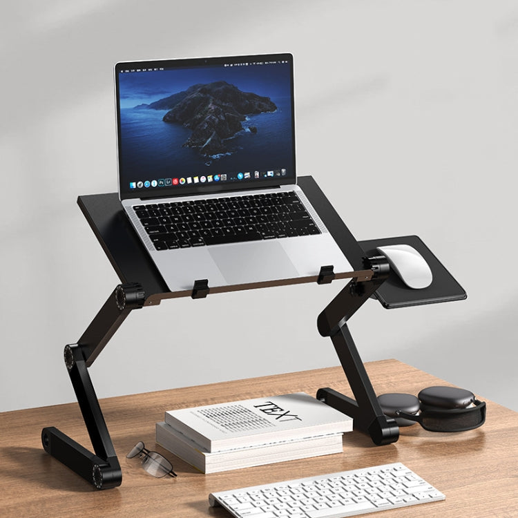 Oatsbasf Folding Computer Desk Laptop Stand Foldable Lifting Heightening Storage Portable Rack,Style: