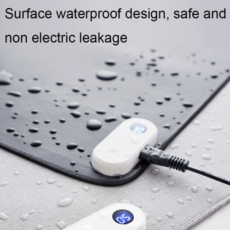 Intelligent Digital Display Timing Heating Mouse Pad Office Desktop Electric Heating Mat, CN Plug