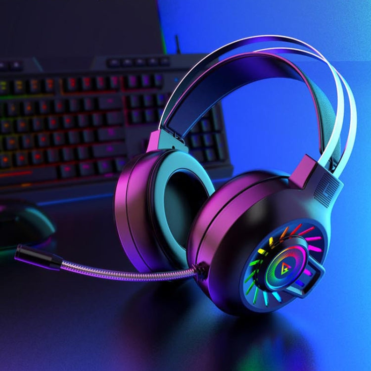 FOREV G97 RGB Luminous Wired Game Headset with Mic, Spec: