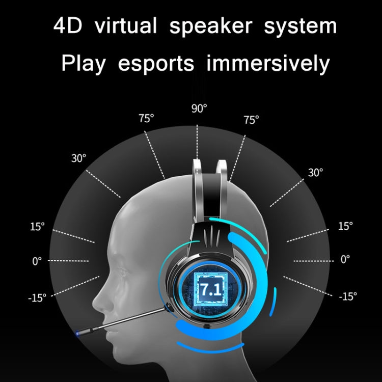 Heir Audio Head-Mounted Gaming Wired Headset With Microphone