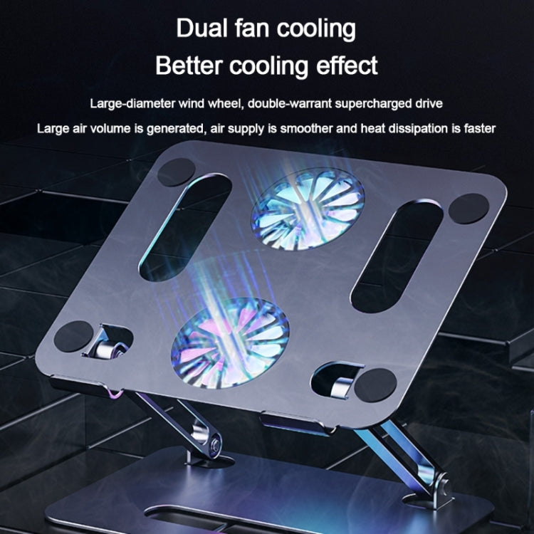 BONERUY P43F Aluminum Alloy Folding Computer Stand Notebook Cooling Stand