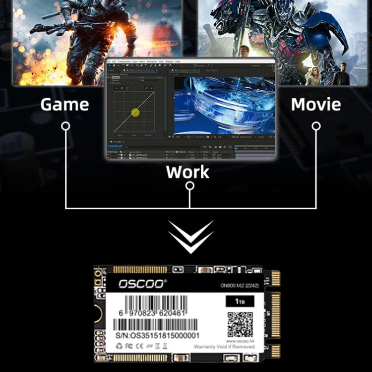 OSCOO ON800 M.2 2242 Computer SSD Solid State Drive