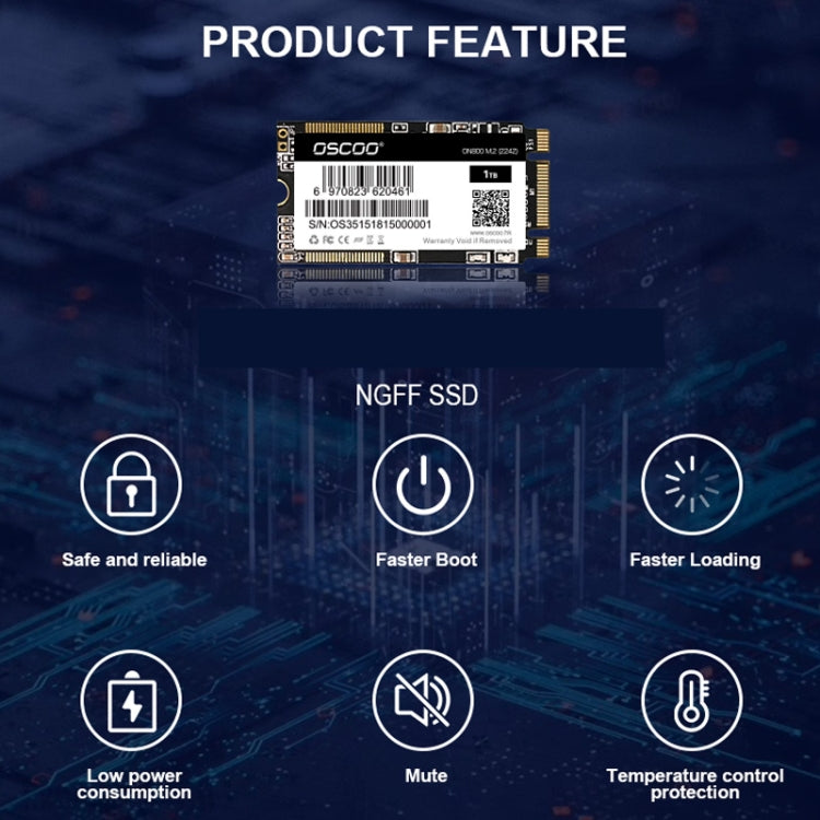 OSCOO ON800 M.2 2242 Computer SSD Solid State Drive