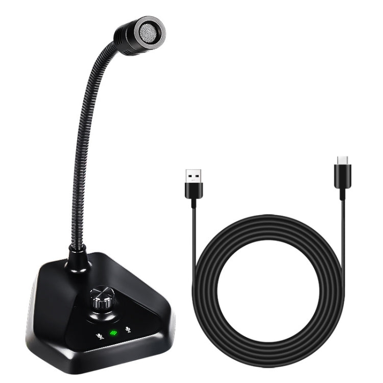 MI520 Desktop Computer Gooseneck Condenser Microphone