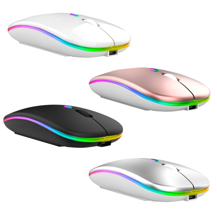 C7002 2400DPI 4 Keys Colorful Luminous Wireless Mouse