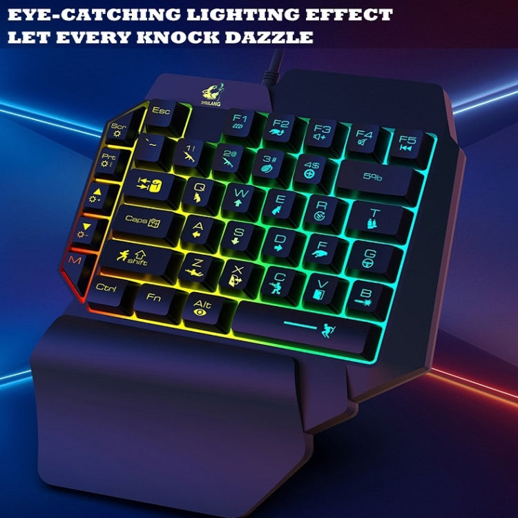 ZIYOU LANG K15 Robotic Sense One-Handed Gaming Keyboard