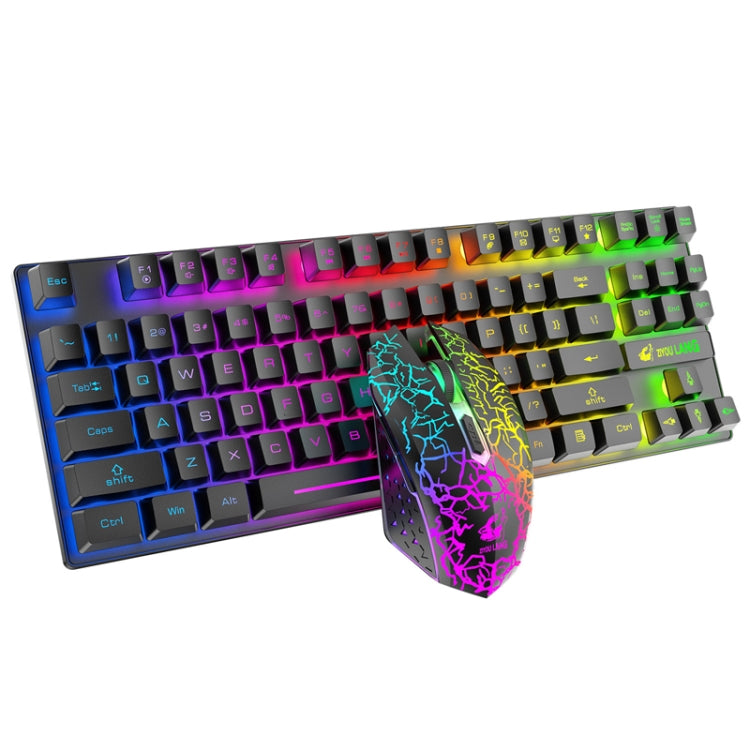 ZIYOU LANG T87 Gaming Luminous Wireless Keyboard and Mouse Set