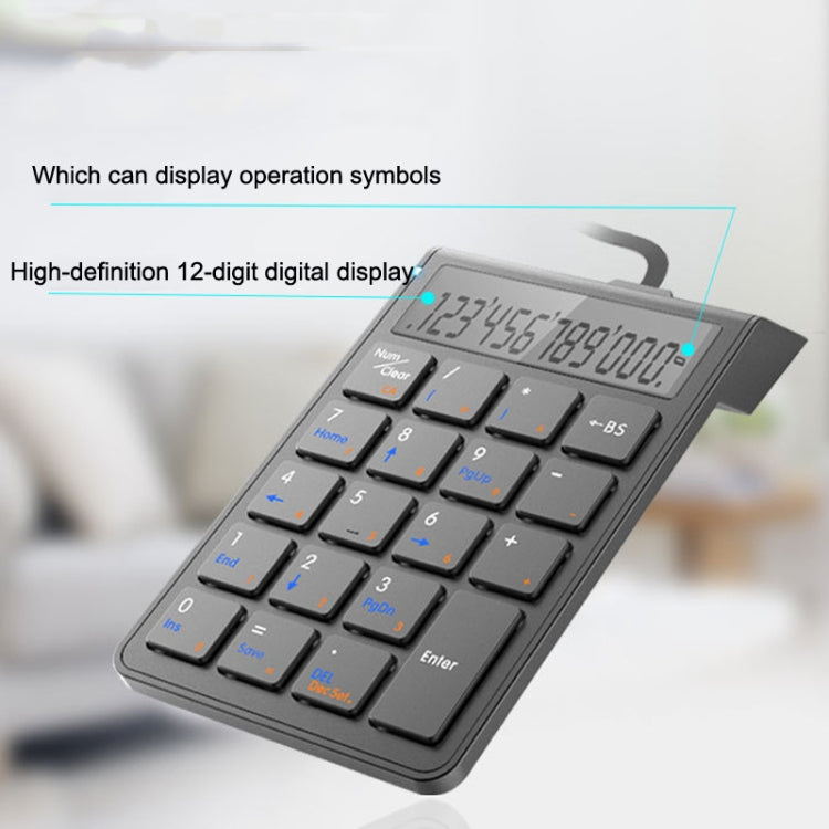 Sunreed SKB886S 19 Keys Wired Keypad With Digital USB Interface, Cable Length: 1.5m