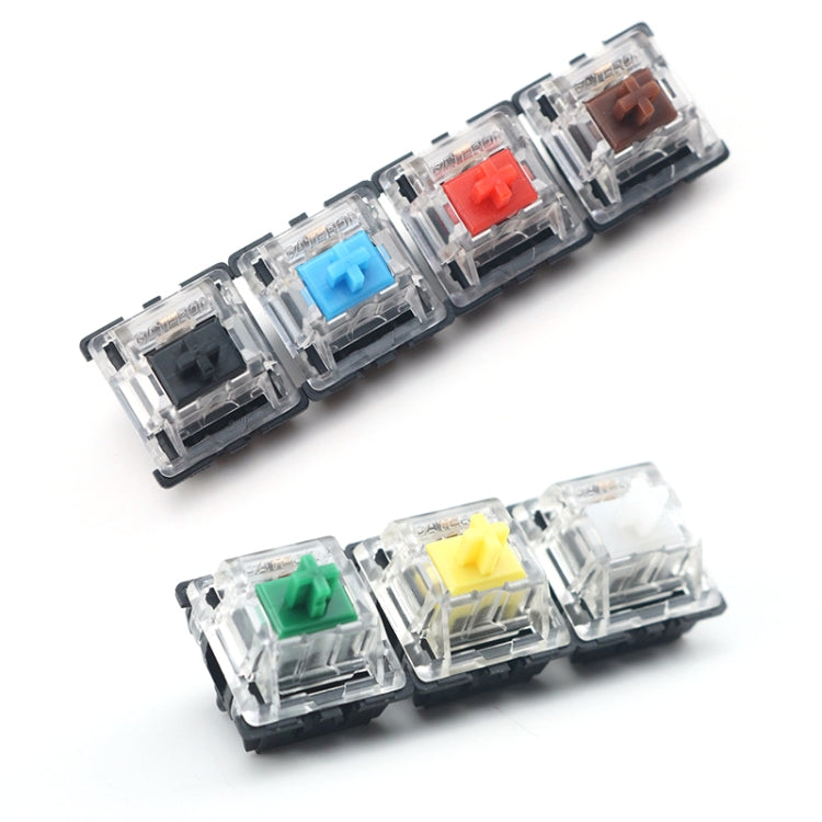 10 PCS Gateron G Shaft Black Bottom Transparent Shaft Cover Axis Switch, Style: