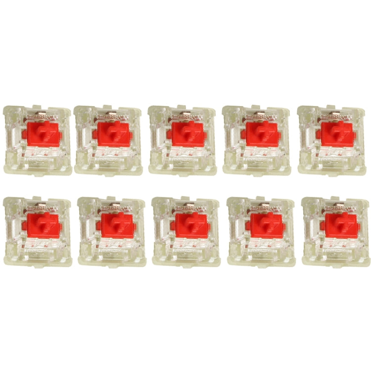 10PCS Cherry MX RGB Transparent Shaft Switch Mechanical Keyboard Triangular Shaft Body