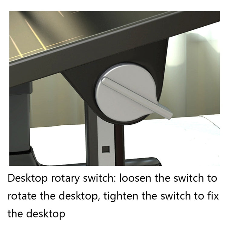 N6 Liftable and Foldable Bed Computer Desk, Style: