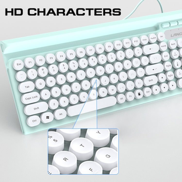 LANGTU L3 102 Keys Anti-Spill Silent Office Wired Mechanical Keyboard, Cable Length: 1.5m