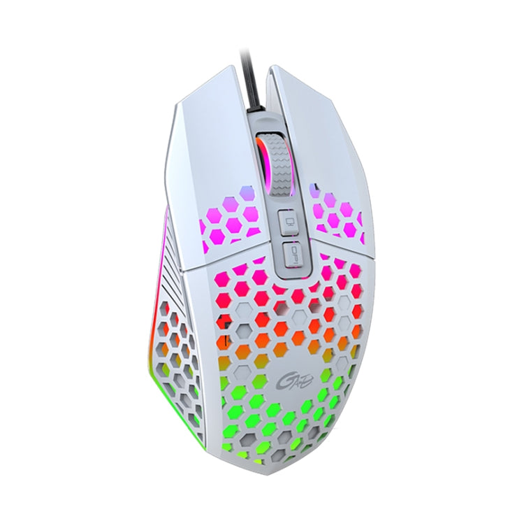 FMOUSE  X801 8 Keys 1600DPI Hollow Luminous Gaming  Office Mouse,Style: