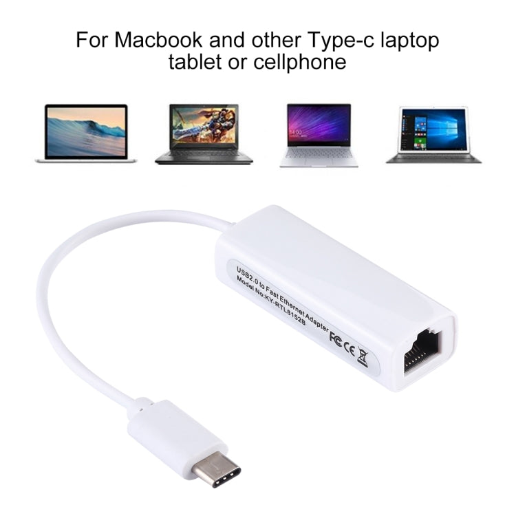 100M Driver-free Type-C/USB-C Network Card