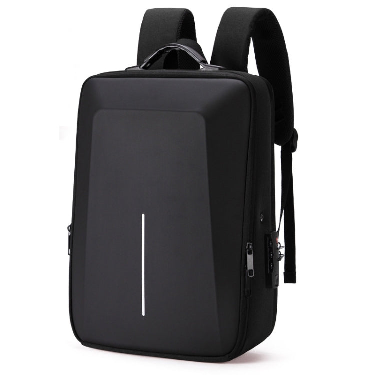 Men Business Shoulder USB External Interface Computer Bag, Color: 8001 Black