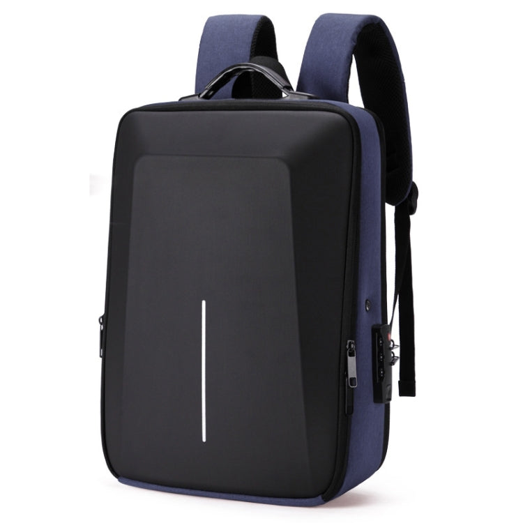 Men Business Shoulder USB External Interface Computer Bag, Color: 8001 Black