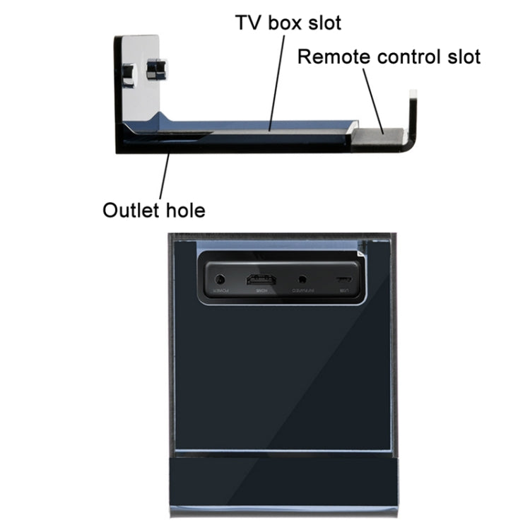 Set Top Box Wall Storage Mount For Amazon Fire TV