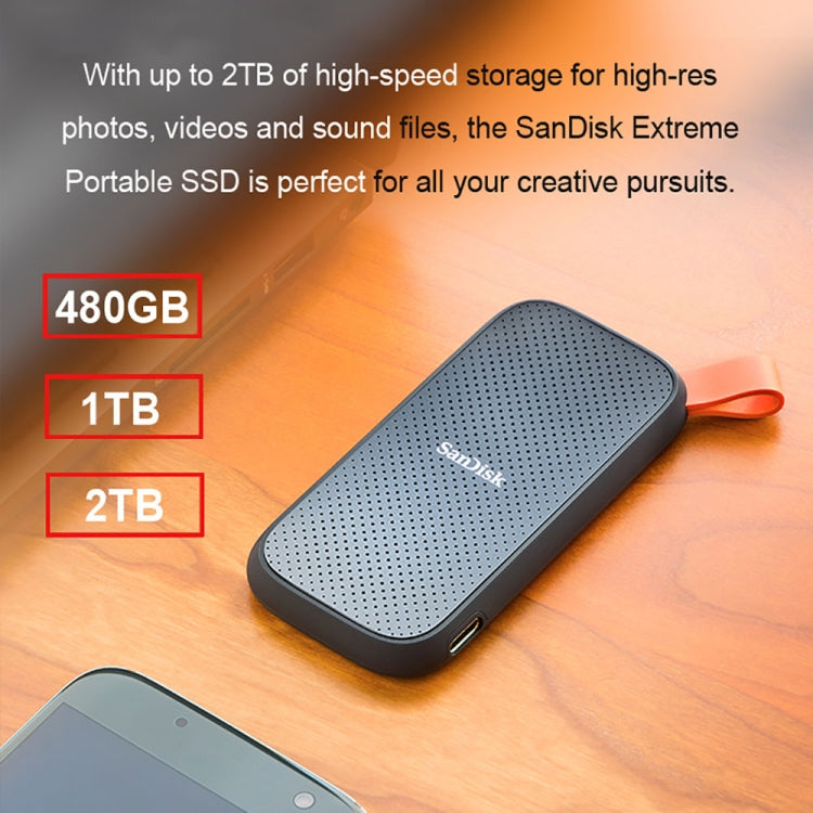 SanDisk E30 High Speed Compact USB3.2 Mobile SSD Solid State Drive