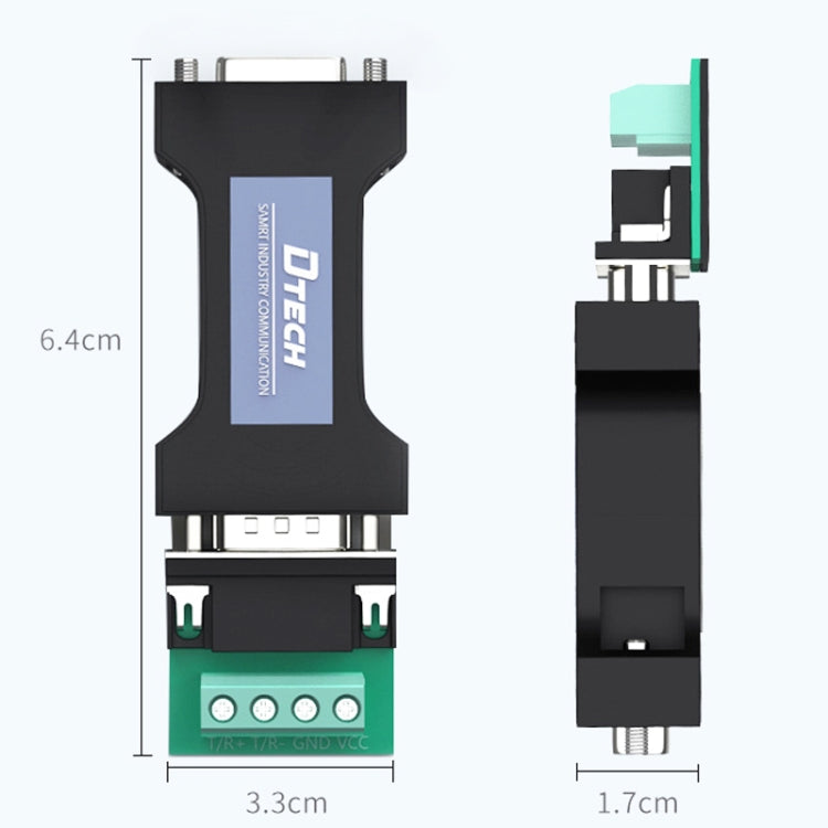 DTECH DT-9000 Passive Bidirectional RS232 To RS485 Serial Communication Protocol Module Converter