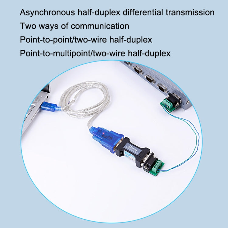 DTECH DT-9000 Passive Bidirectional RS232 To RS485 Serial Communication Protocol Module Converter