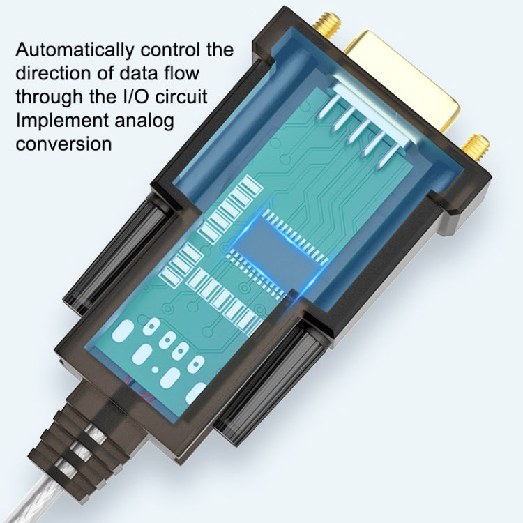 DTECH DT-5002A 1.8m USB To RS232 Serial Line DB9 Needle COM Port