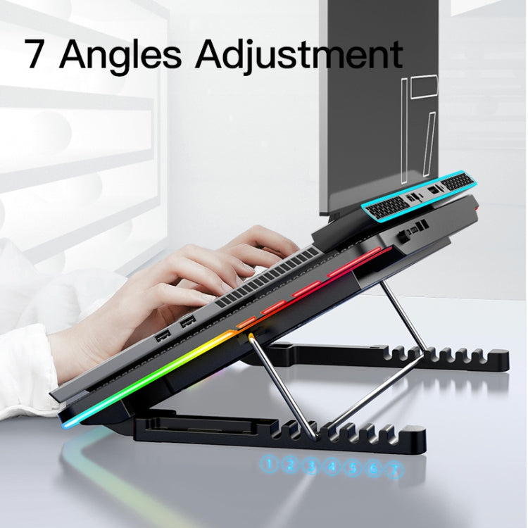 CoolCold F5  Laptop Radiator Bracket Office Desk Adjustable Laptop Cooler,Style: