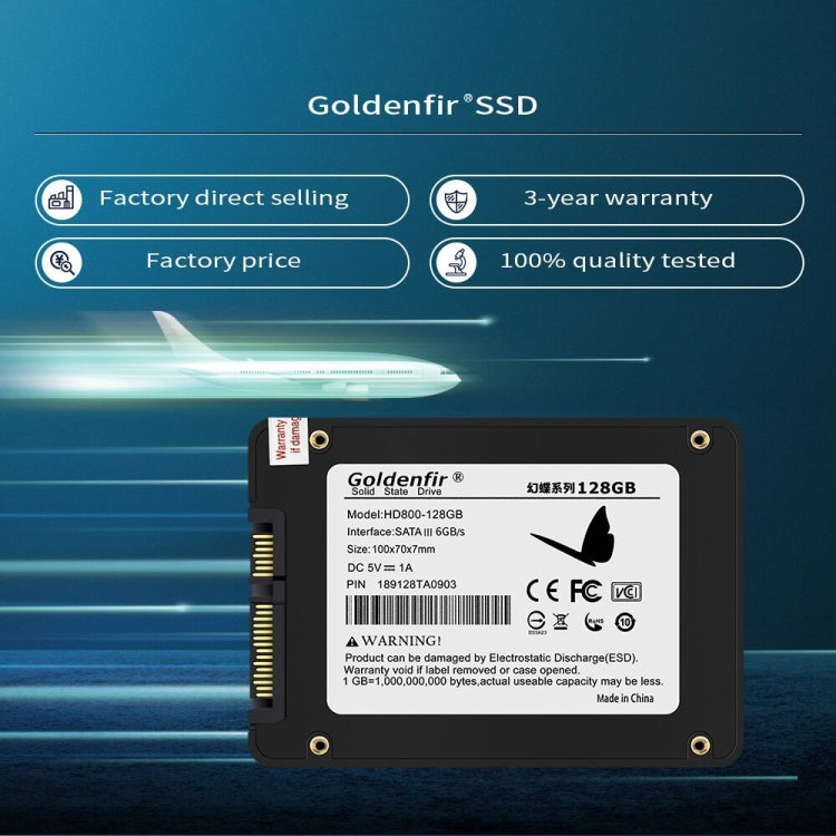 Goldenfir T650 Computer Solid State Drive, Flash Architecture: TLC