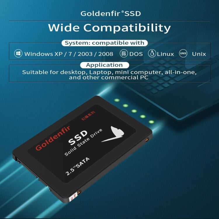 Goldenfir T650 Computer Solid State Drive, Flash Architecture: TLC