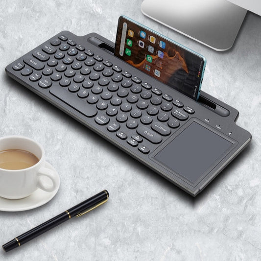 2.4G Bluetooth Wireless Keyboard With Card Slot Bracket