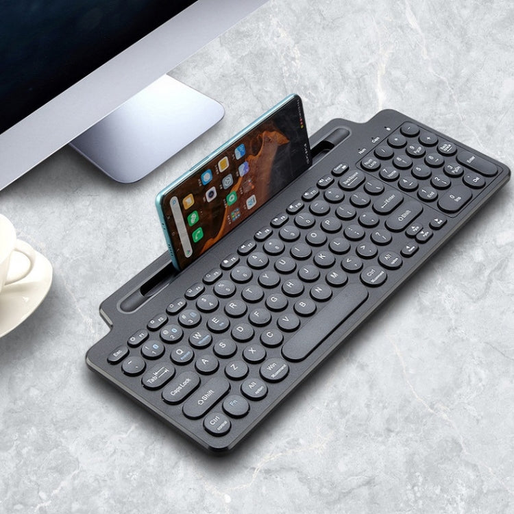 2.4G Bluetooth Wireless Keyboard With Card Slot Bracket