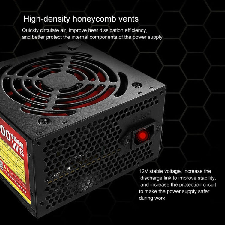 JBON  500WS  ATX 12V  Computer Power Supply With 12cm Fan